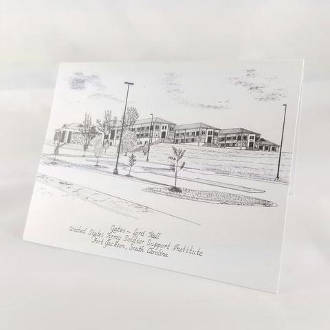 Note Card, Gates ~ Lord Hall, Soldier Support Institute